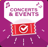 Concerts and events